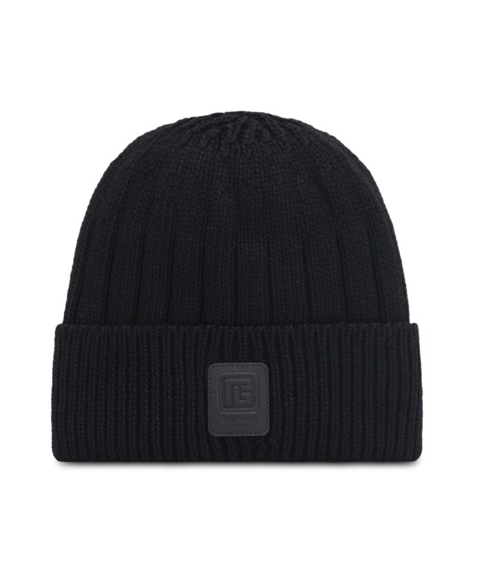 chunky-diamond-wool-beanie-in-black