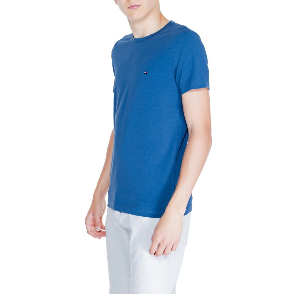 Tommy Hilfiger Blauw Katoenen Heren T-Shirt Collectie Blue Heren