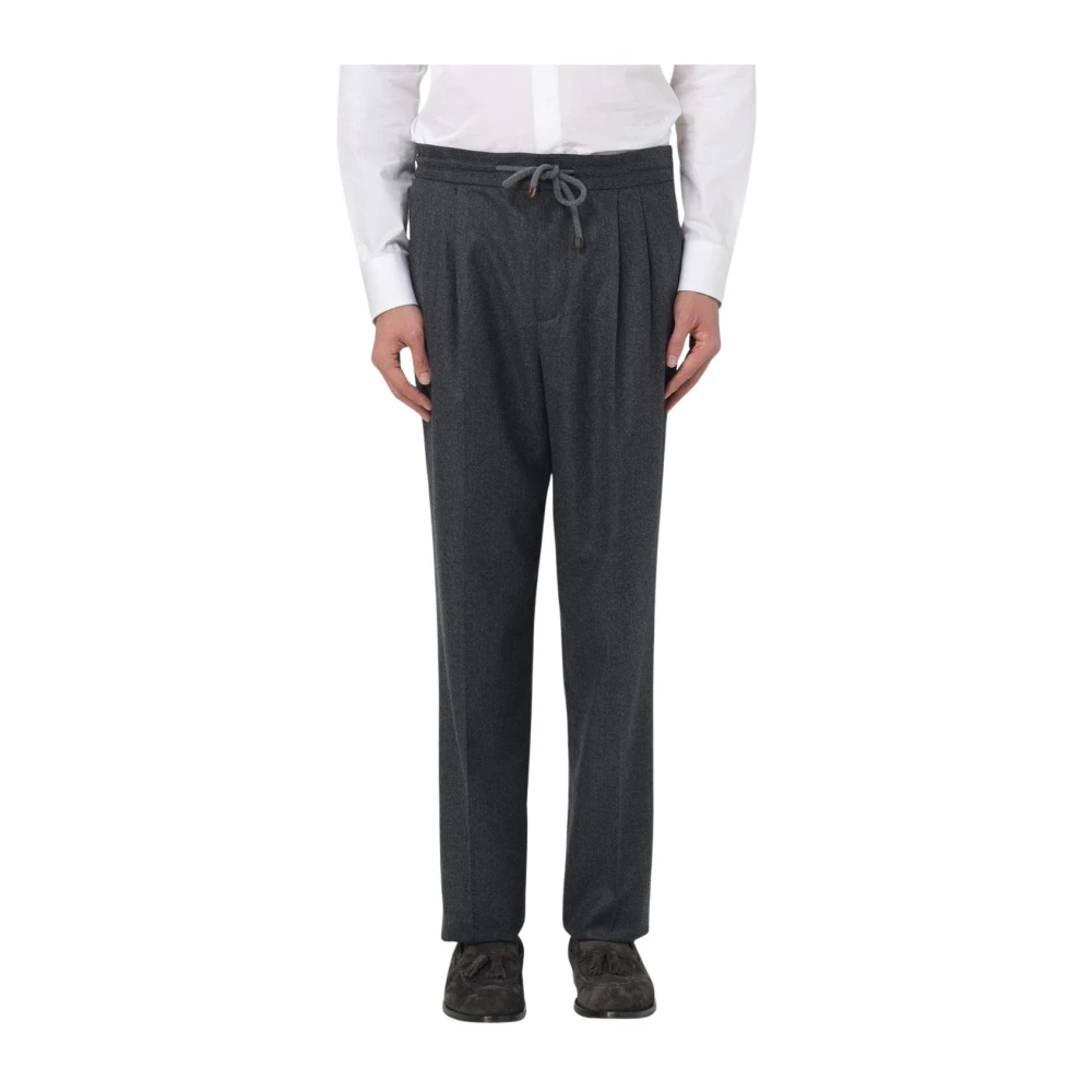 Trousers > Straight Trousers - - Brunello Cucinelli - Modalova
