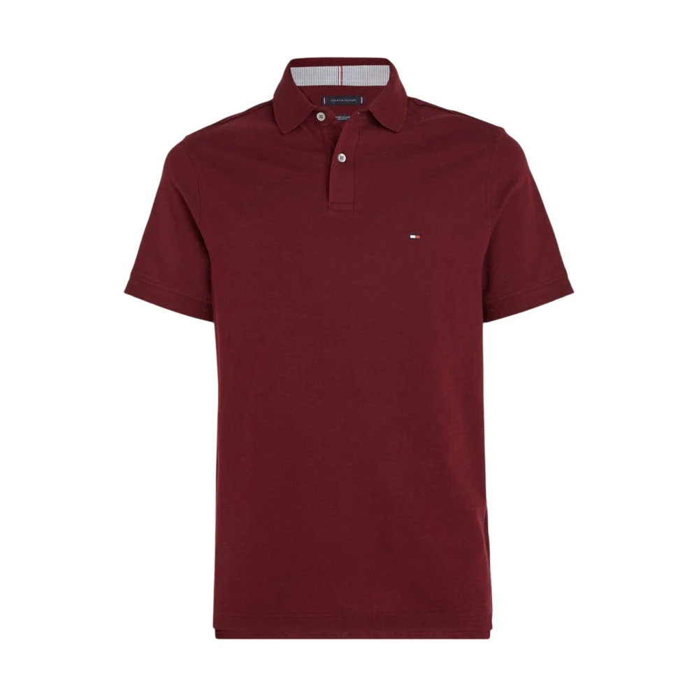 Tommy Hilfiger Röd Polo Skjorta med Ikoniskt Logobroderi Red, Herr