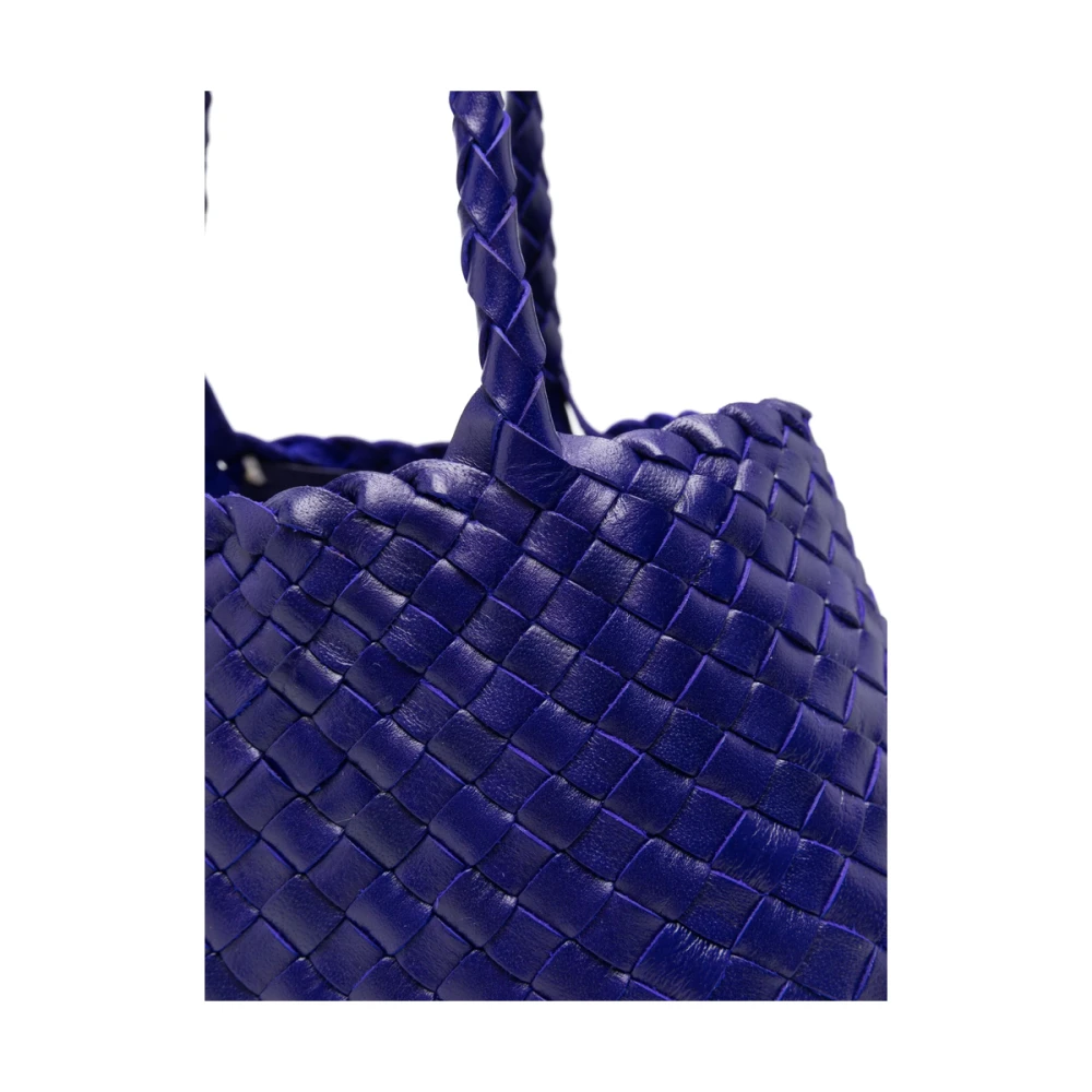 Dragon Diffusion Paarse Druif Gevlochten Top Handvat Tas Purple Dames