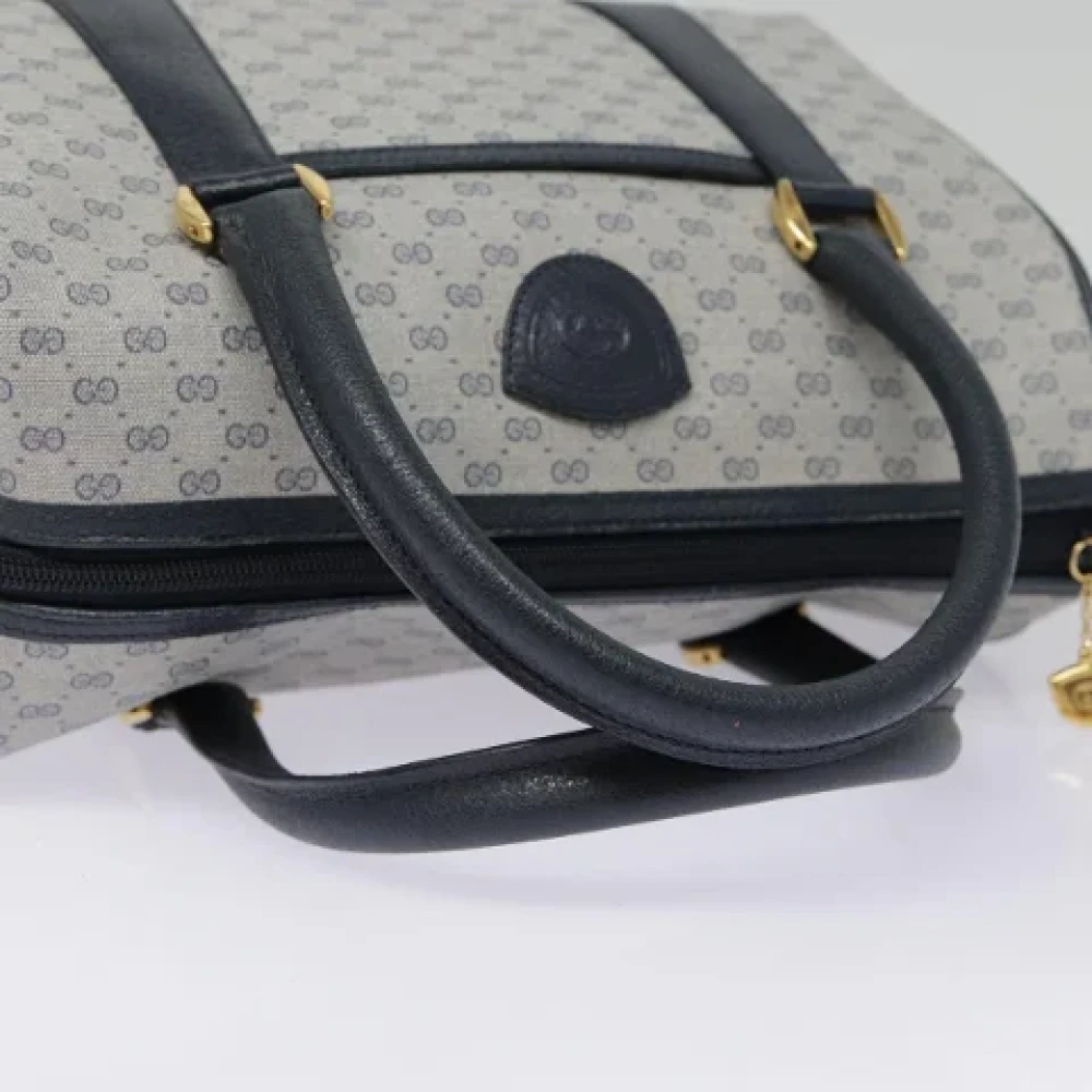 Gucci Vintage Pre-owned Leather handbags Blue Dames