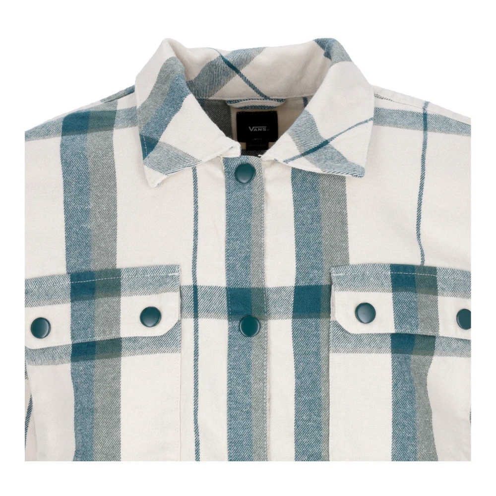 Vans Geruite Shacket voor dames White Dames