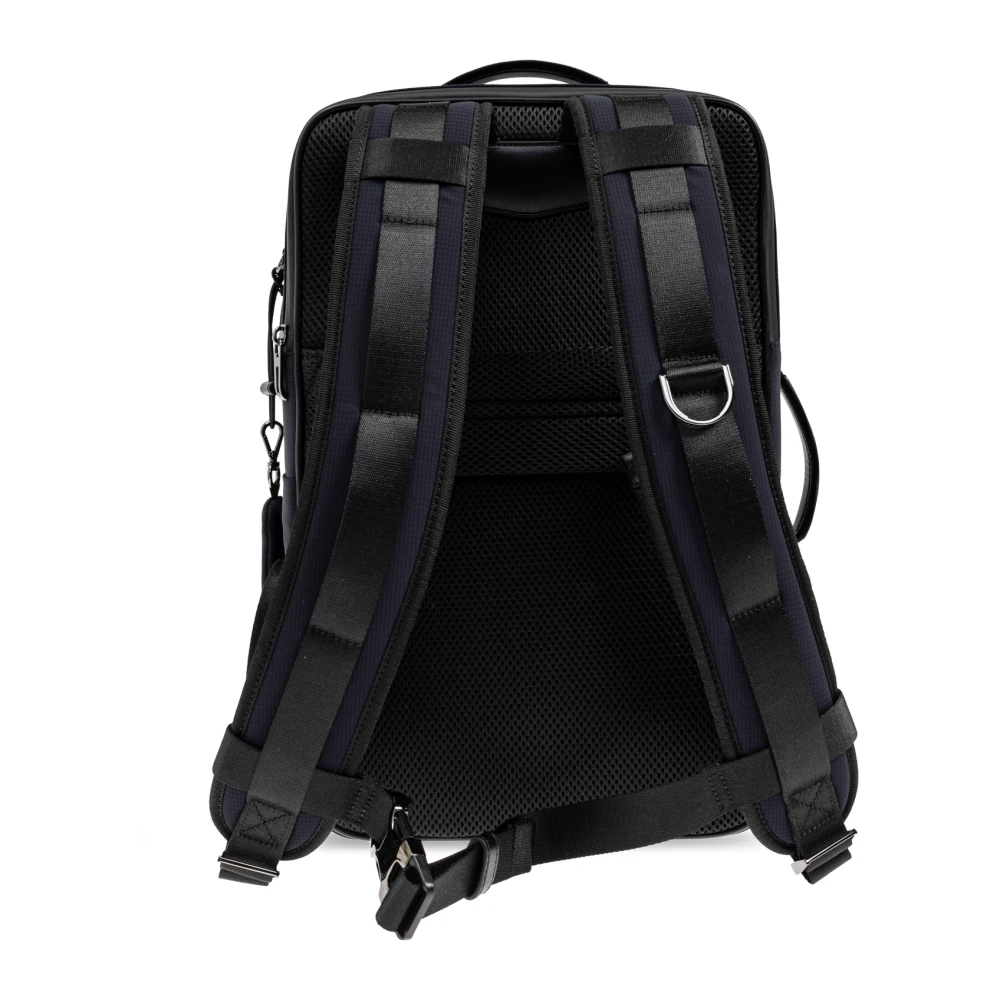Emporio Armani Rugzak met logopatch Blue Heren
