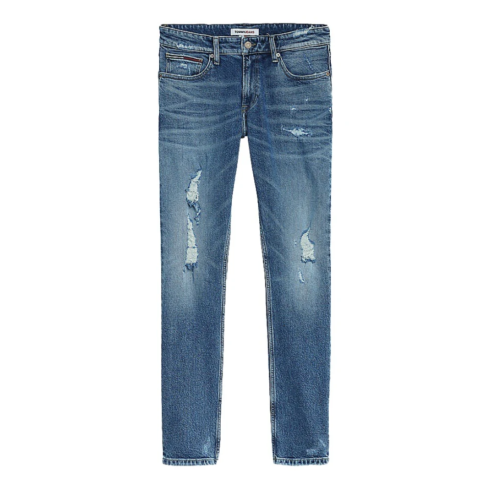 Tommy Jeans Slim-fit Denim Byxor Blue, Herr