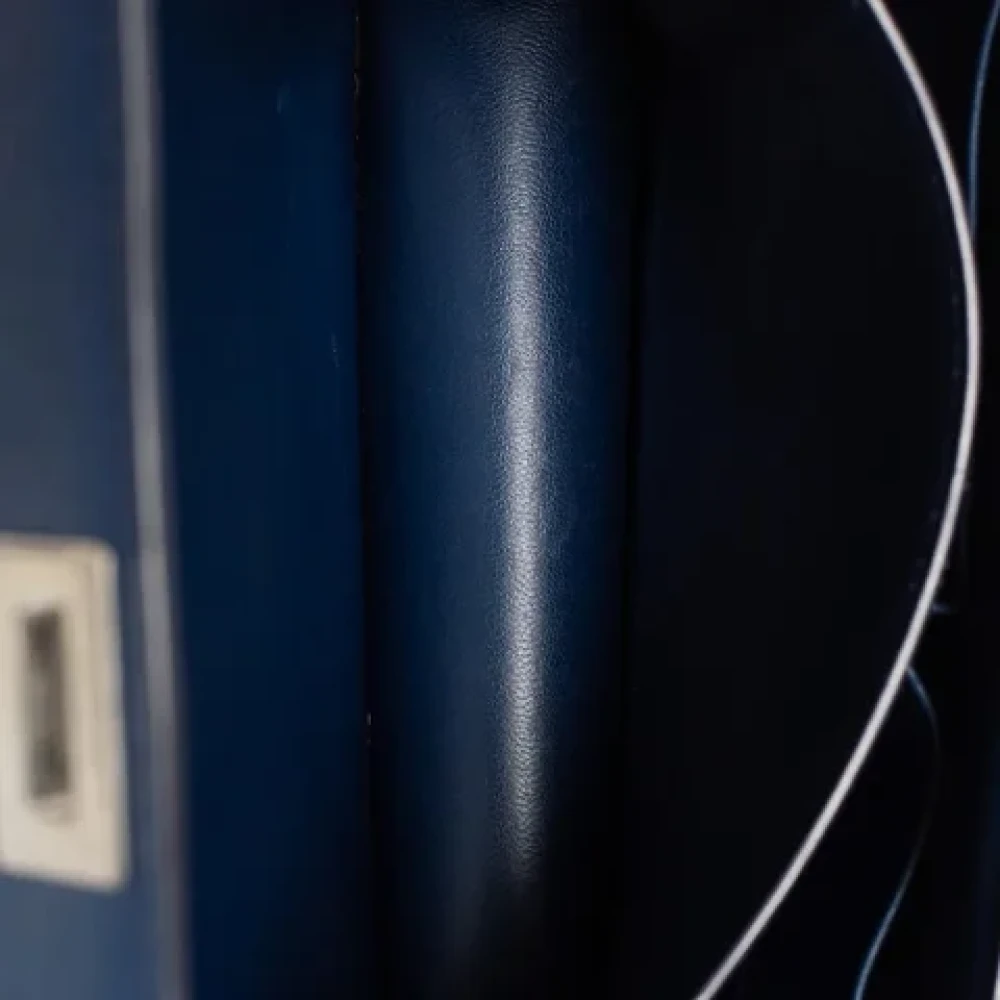 Celine Vintage Pre-owned Leather celine-bags Blue Dames