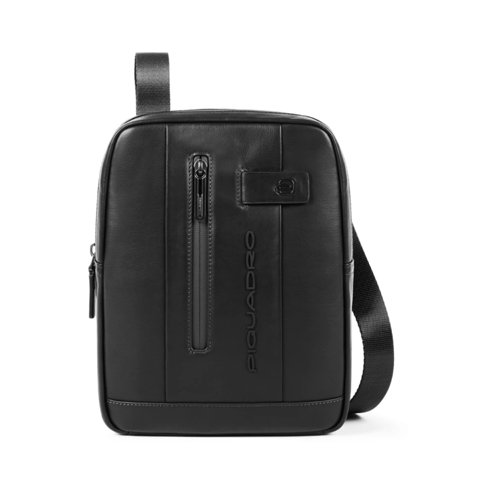 Piquadro Men's Black Crossbody Bag - Cross Body Messenger - One Size - Bags