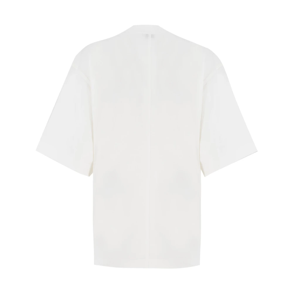BRUNELLO CUCINELLI Bianco Ss24 Geborduurd Katoenen T-Shirt White Dames