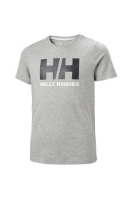Helly Hansen Jr HH Logo T-Shirt Grey Melange