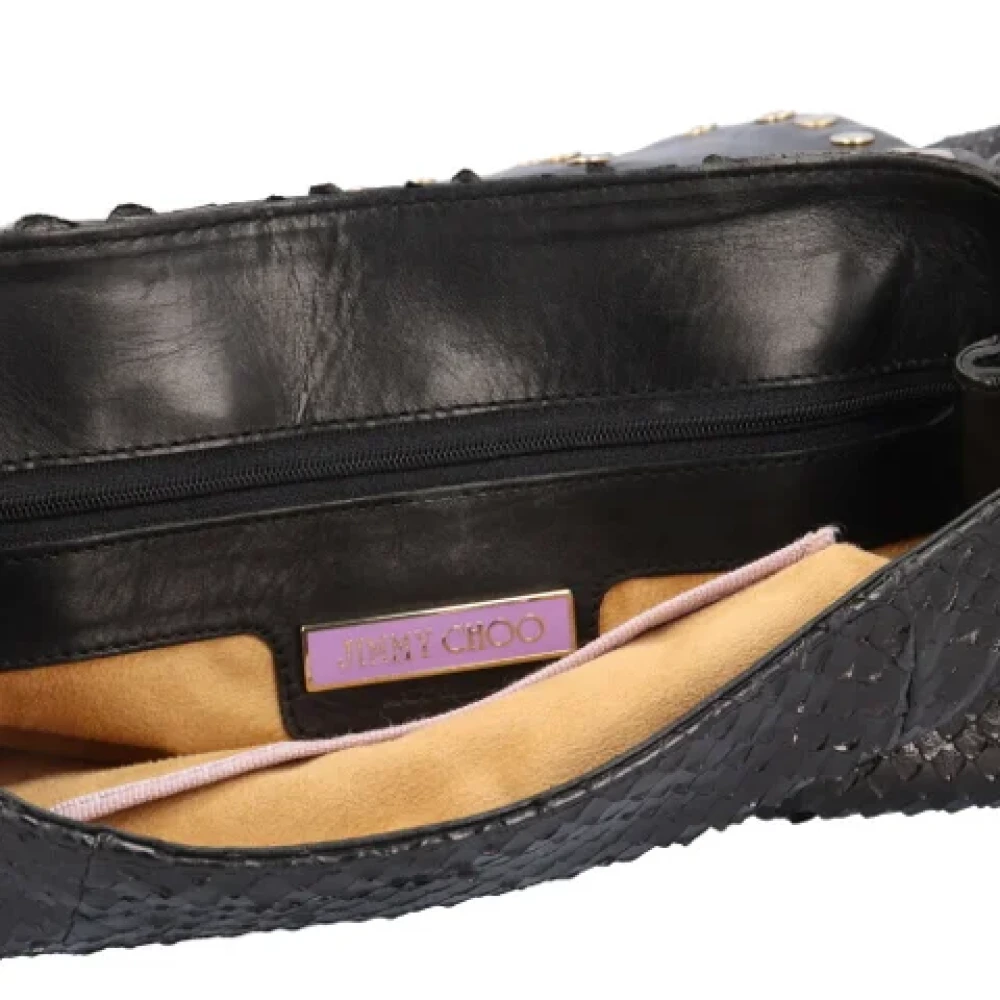 Jimmy Choo Pre-owned Leather handbags Black Dames
