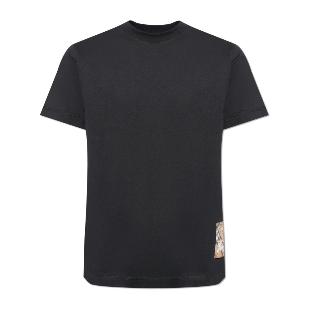 Burberry T-shirt med logotyp Black, Herr