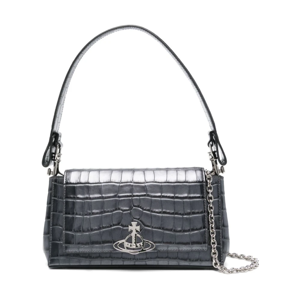 Vivienne Westwood Grijze Schoudertas met Overslag Gray Dames