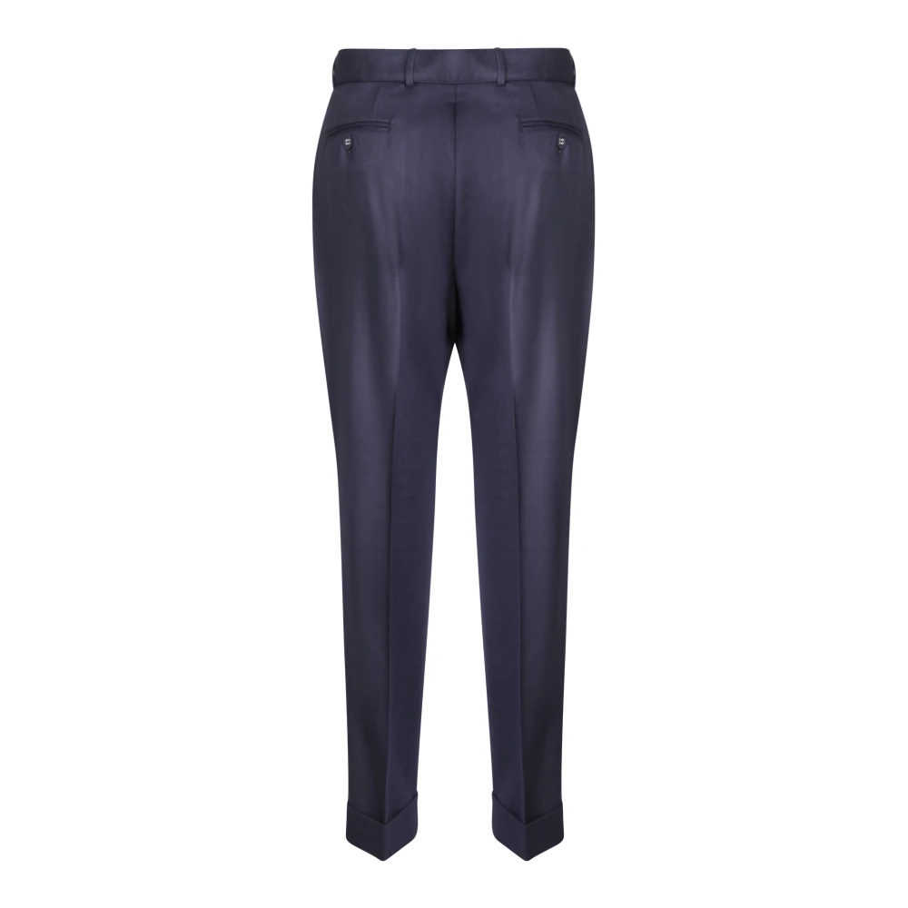 Officine Générale Geribbelde Broek met Taps Toelopende Pijpen Blue Heren
