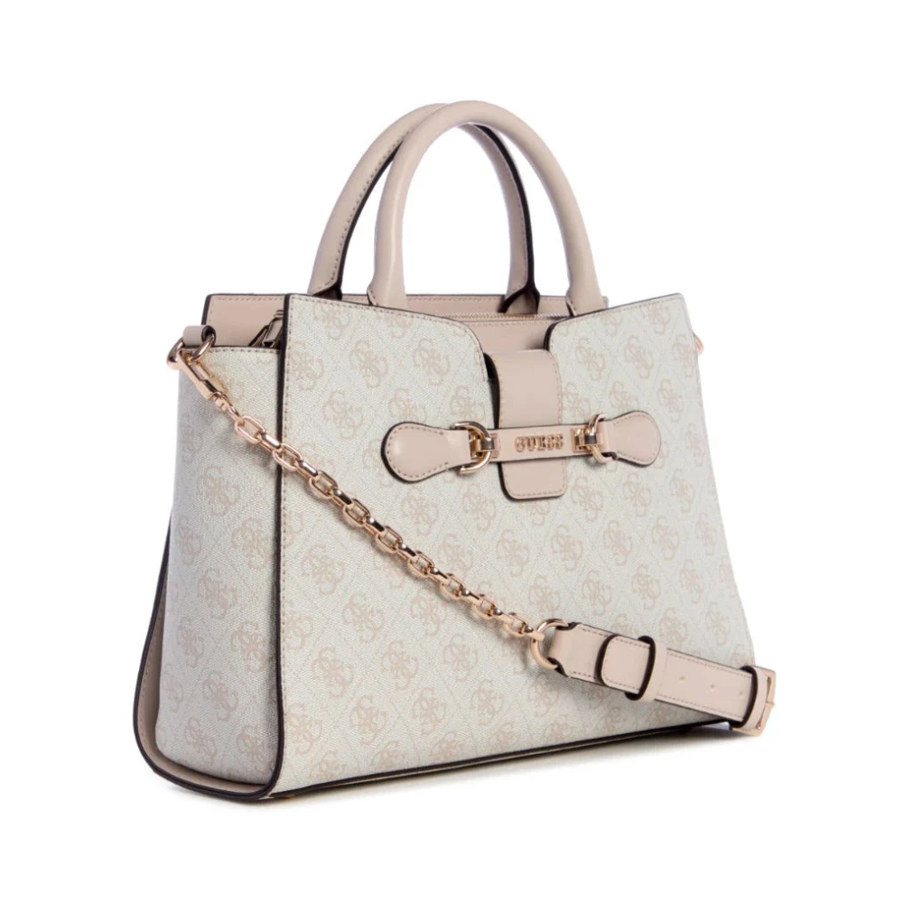 Guess Dove Logo Schoudertas Beige Dames