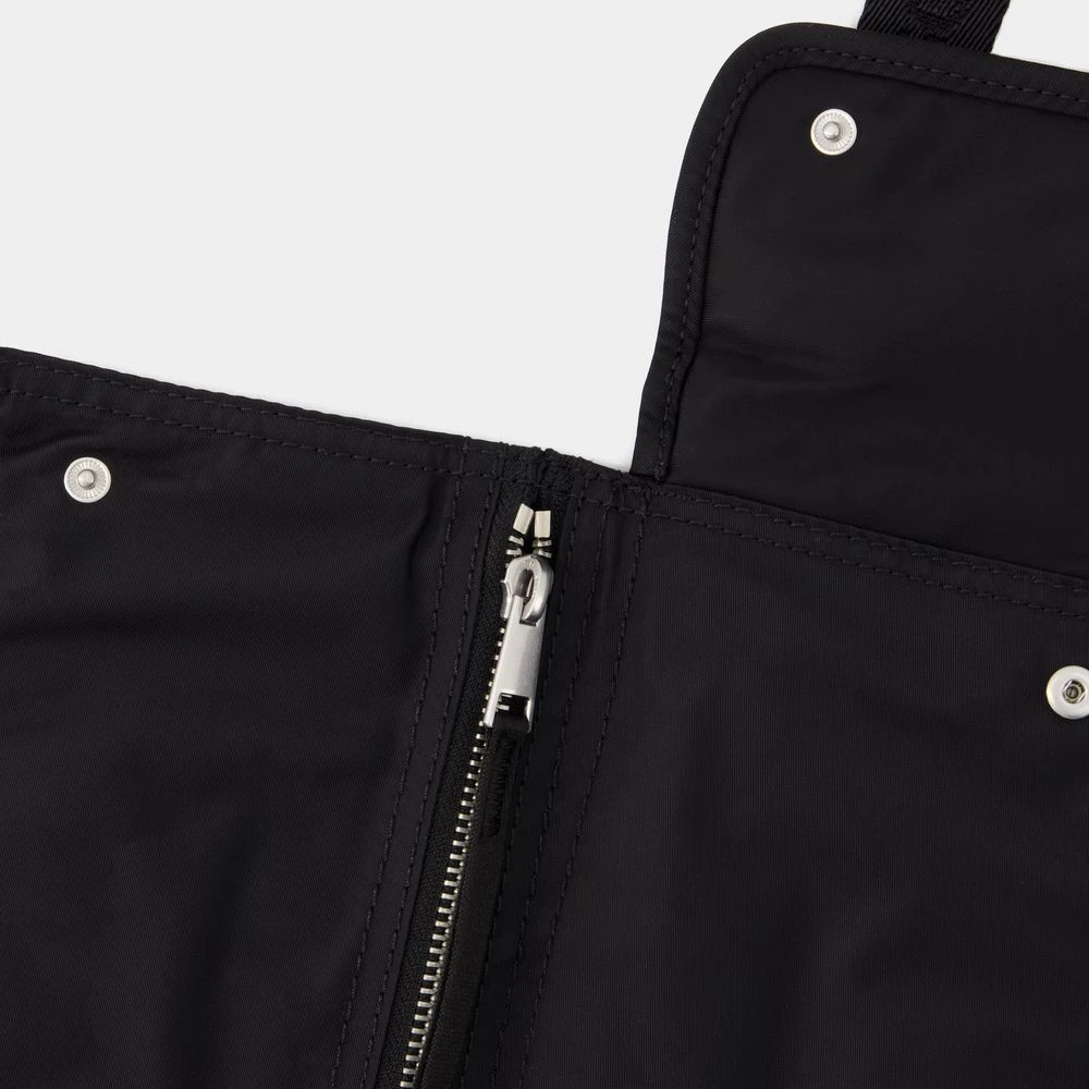 Maison Kitsuné Crossbody Nek Pouch Black Heren