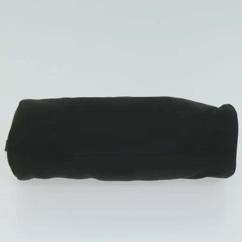 Prada Vintage Pre-owned Fabric clutches Black Dames