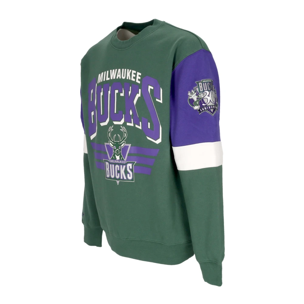 Mitchell & Ness Milwaukee Bucks NBA Sweatshirt Green Heren