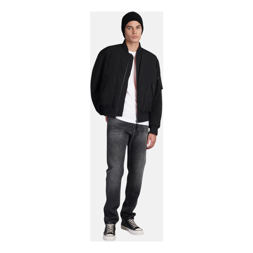 Haikure Slim Spider Black Jeans Black Heren