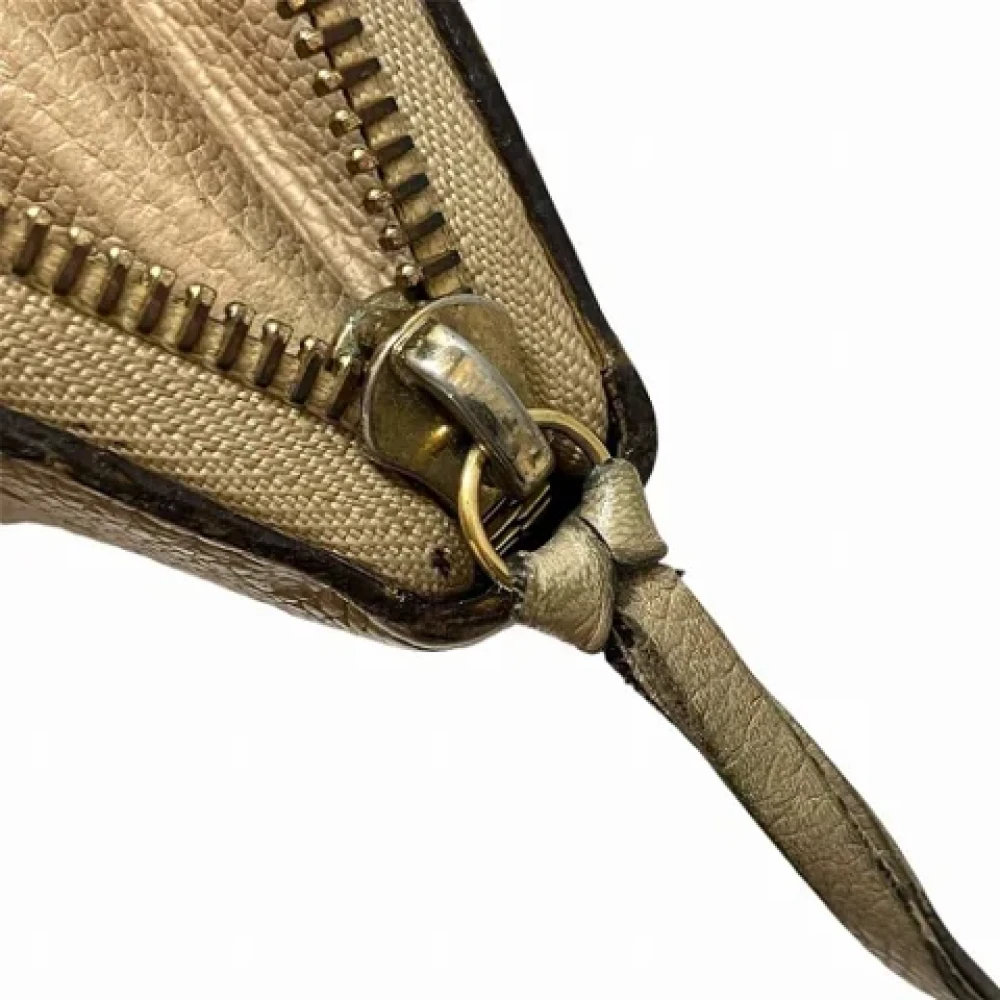 Louis Vuitton Vintage Pre-owned Canvas wallets Beige Dames