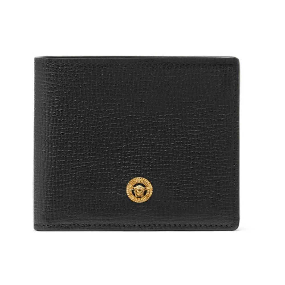 Versace Zwarte Portemonnees voor Mannen Black Heren