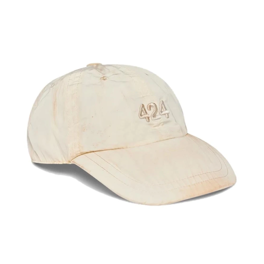 424 Vintage Baseball Cap Off White Beige Heren