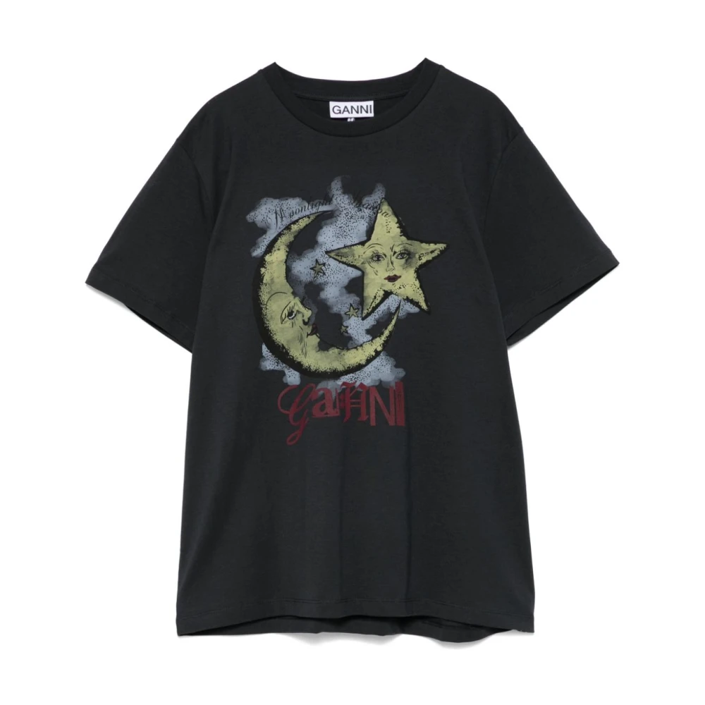 Ganni - Tops > T-Shirts - Black - Ganni - Modalova