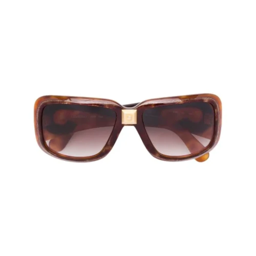 Valentino Vintage Pre-owned Acetate sunglasses Brown Dames