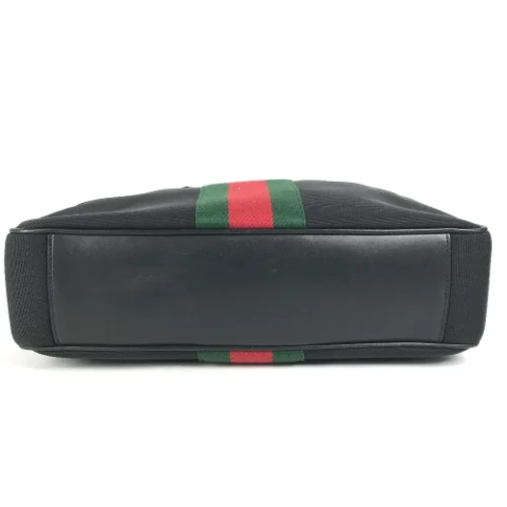 Gucci Vintage Pre-owned Leather gucci-bags Black Dames