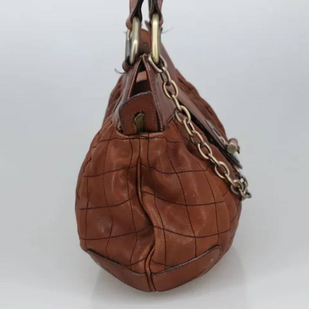 Bally Pre-owned Leather handbags Brown Dames