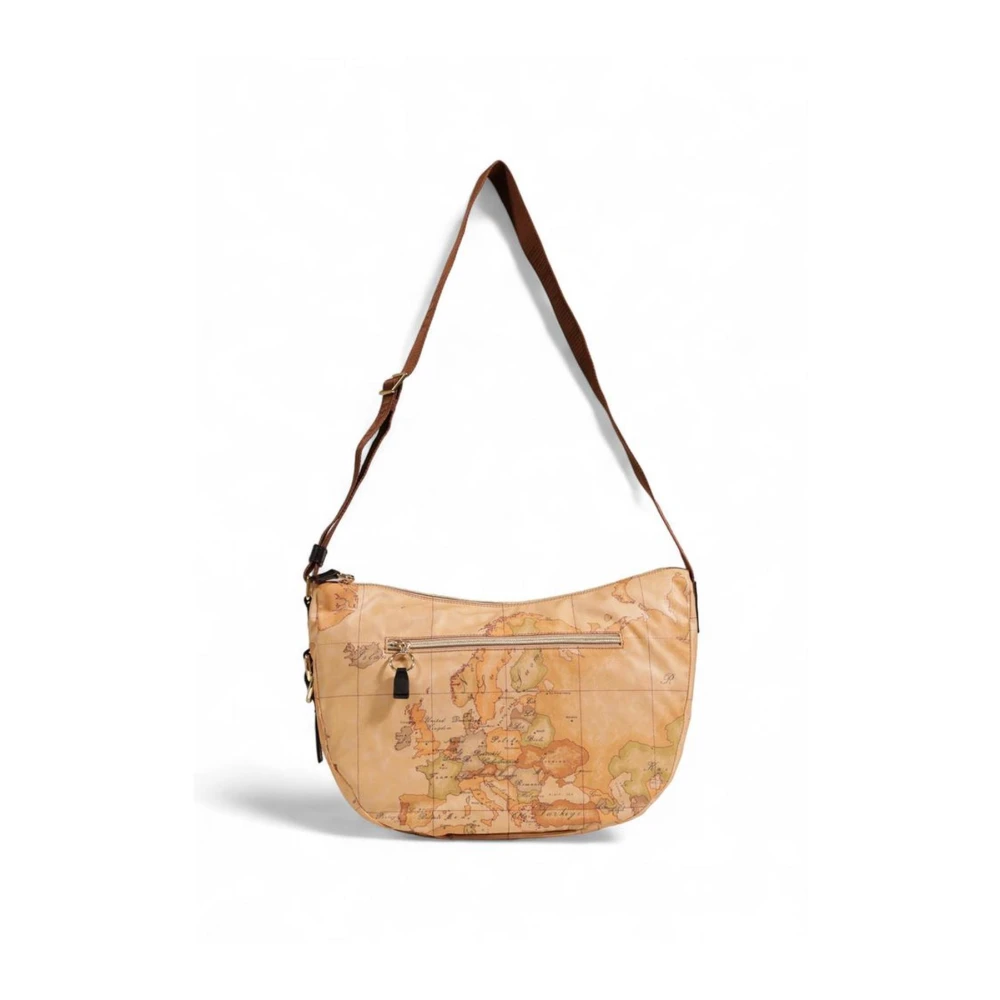 Alviero Martini 1a Classe Polyethyleen Handtas met Lederen Blend Beige Dames