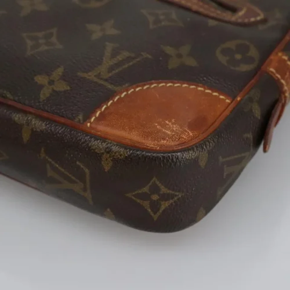 Louis Vuitton Vintage Pre-owned Canvas clutches Brown Dames