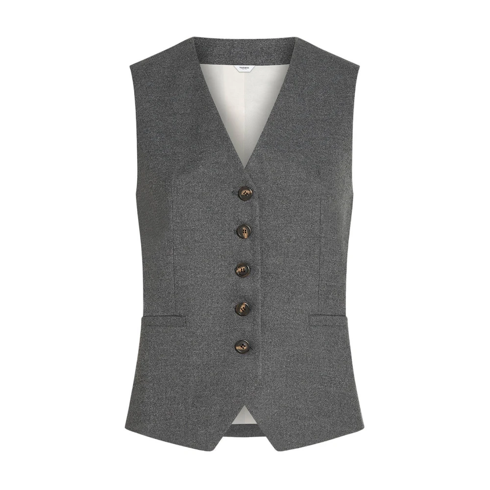 Penn&Ink N.Y Stijlvolle Gilet voor Vrouwen Gray Dames