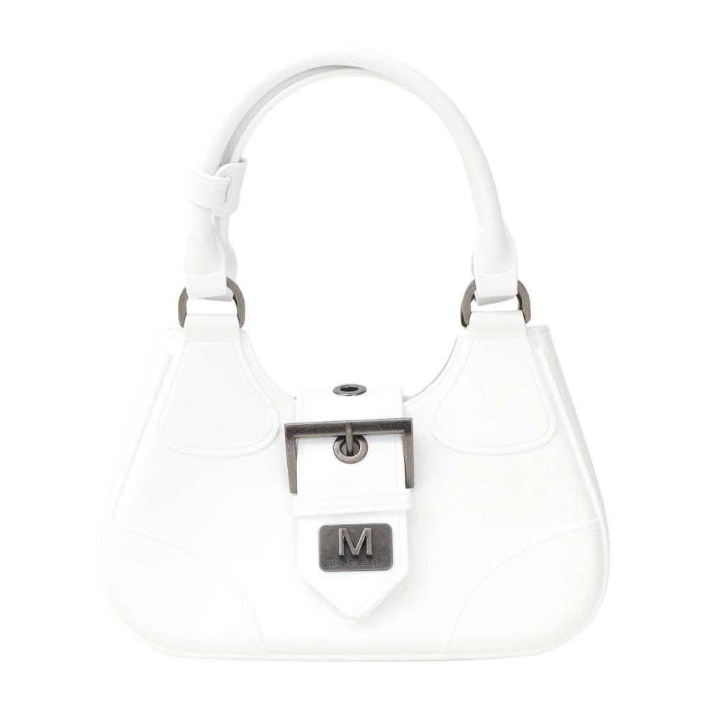 Marc Ellis Witte Flat Circle Schoudertas White Dames