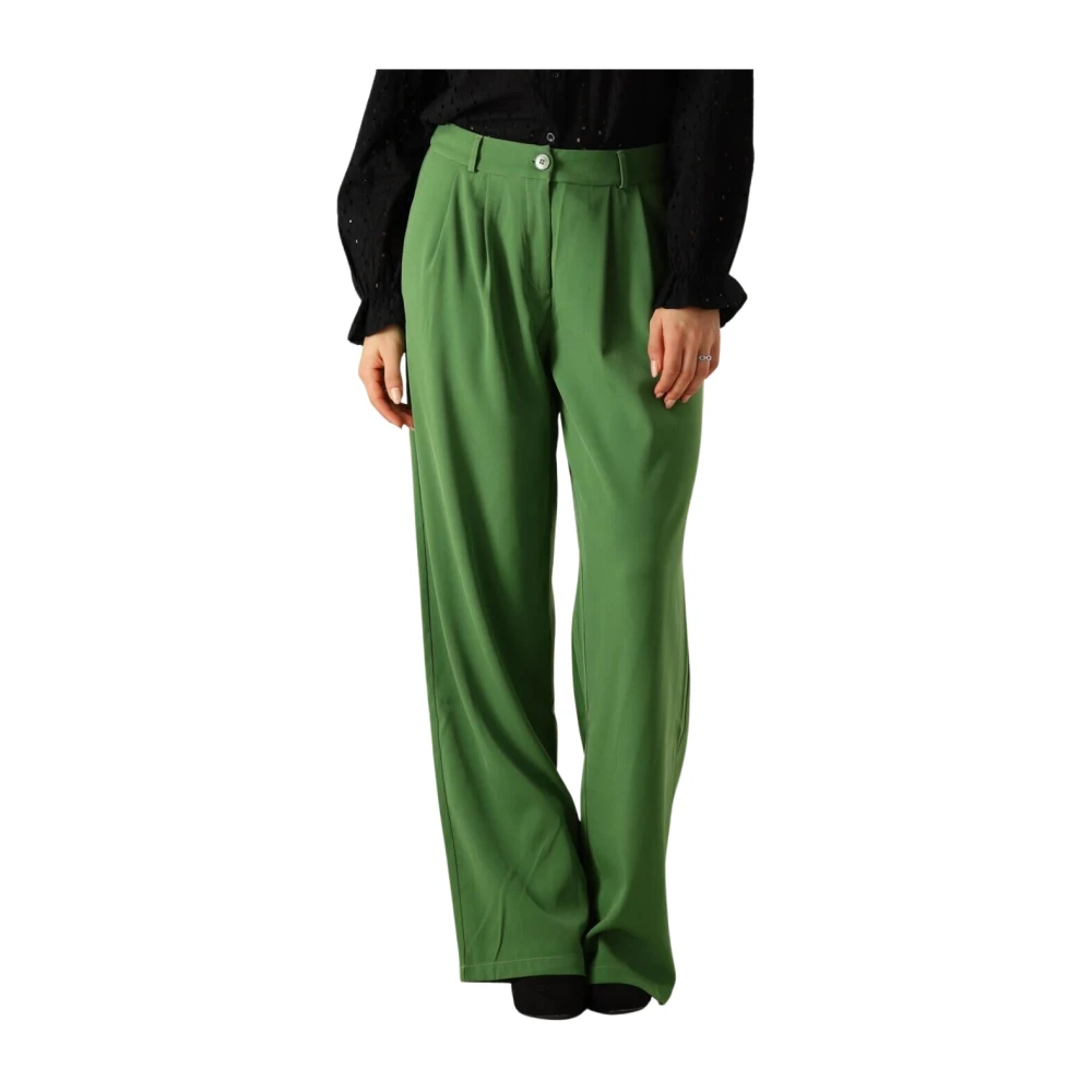 Ydence Elegante Groene Broek Phoebe Green Dames