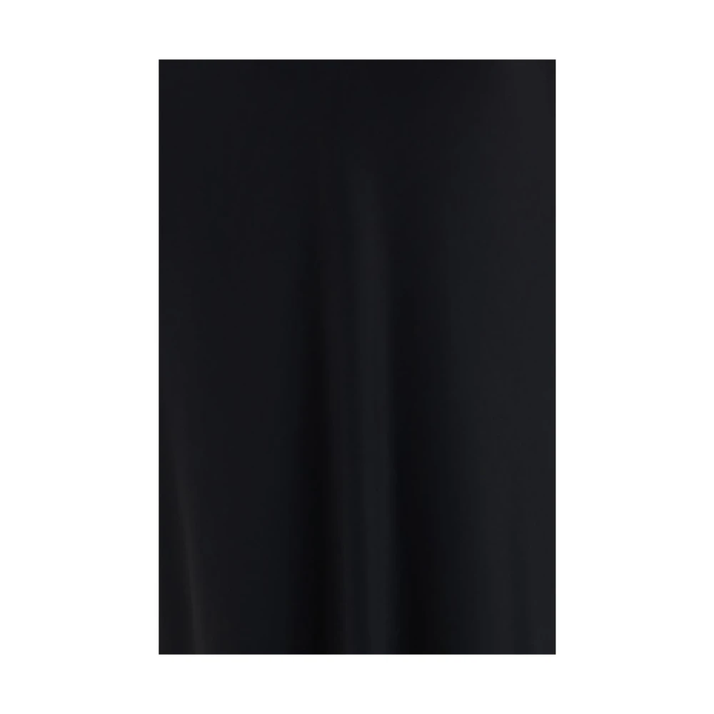Salvatore Ferragamo Satin Rok met Zijgleuven Black Dames