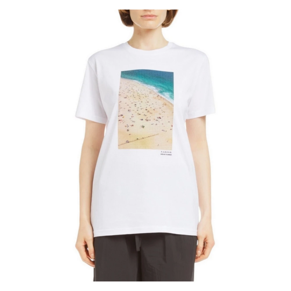 P.a.r.o.s.h. Witte T-shirts en Polos White Dames