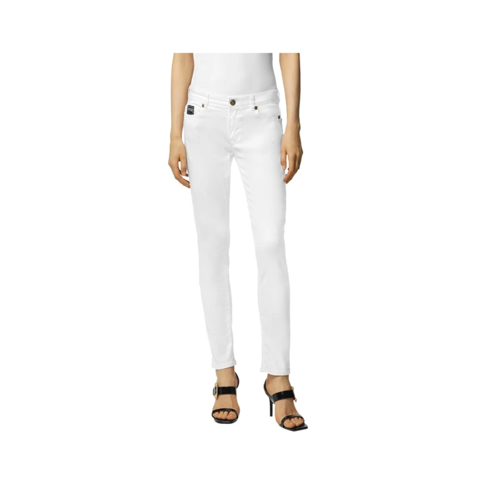 Versace Jeans Couture Witte Damesmode Broek White Dames