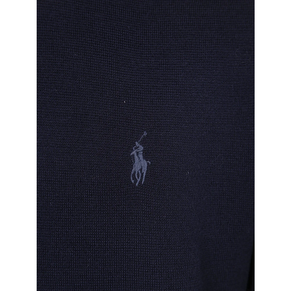 Polo Ralph Lauren Navy Sweater met Ritssluiting Blue Heren