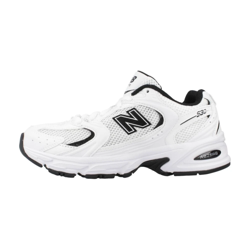 New Balance Women's White Sneakers, 3 Uk, Running Inspired Trainers