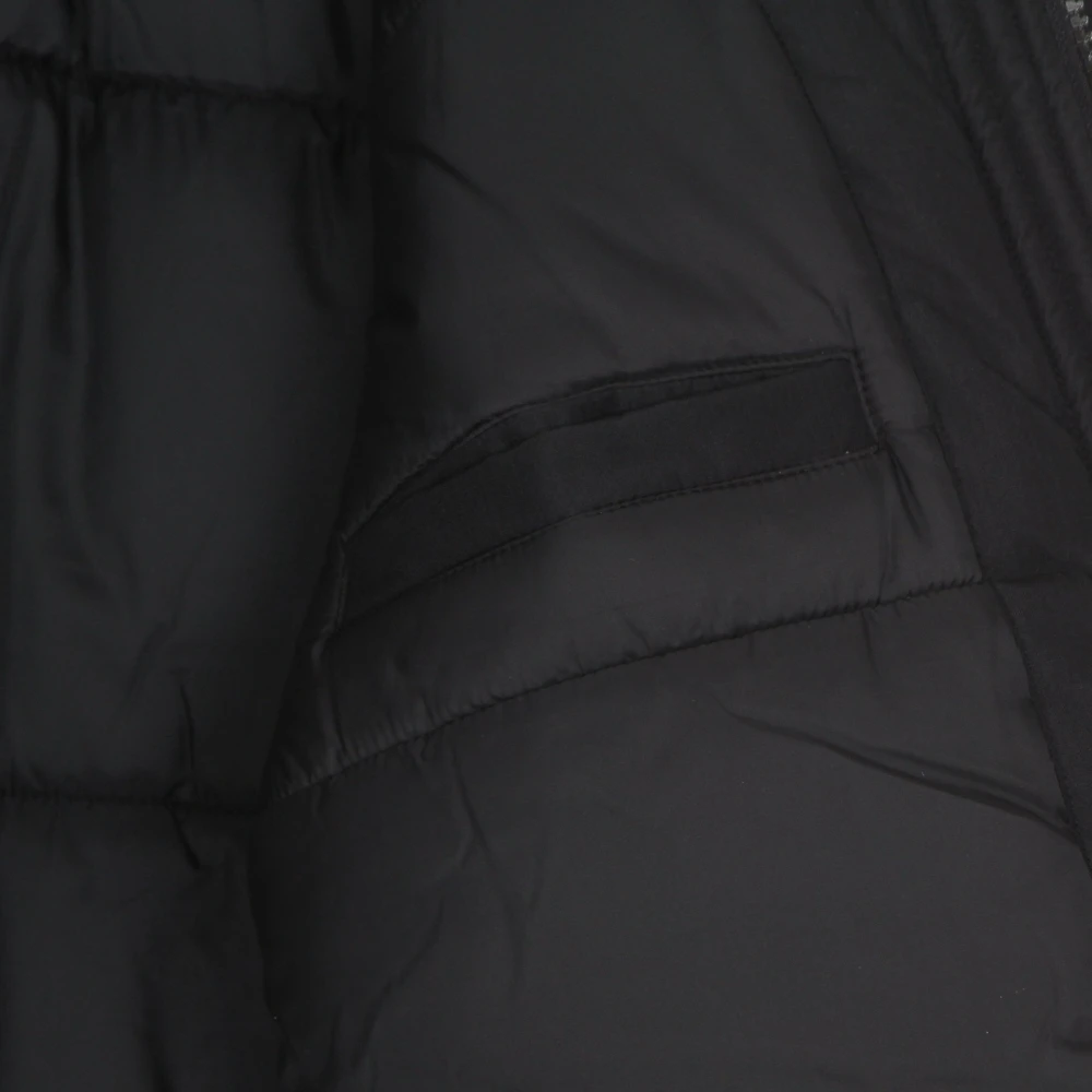 new era MLB Team Logo Parka Jas Zwart Black Heren