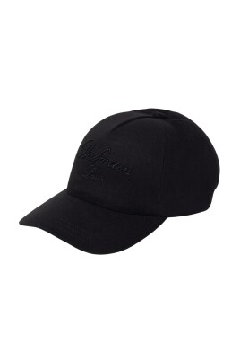 chapeau-elegant-avec-logo-brode-homme-noir