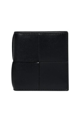 black-leather-wallet-with-intrecciato-style