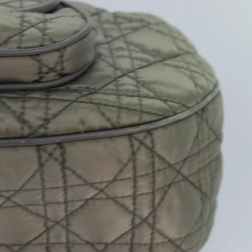 Dior Vintage Pre-owned Fabric dior-bags Gray Dames