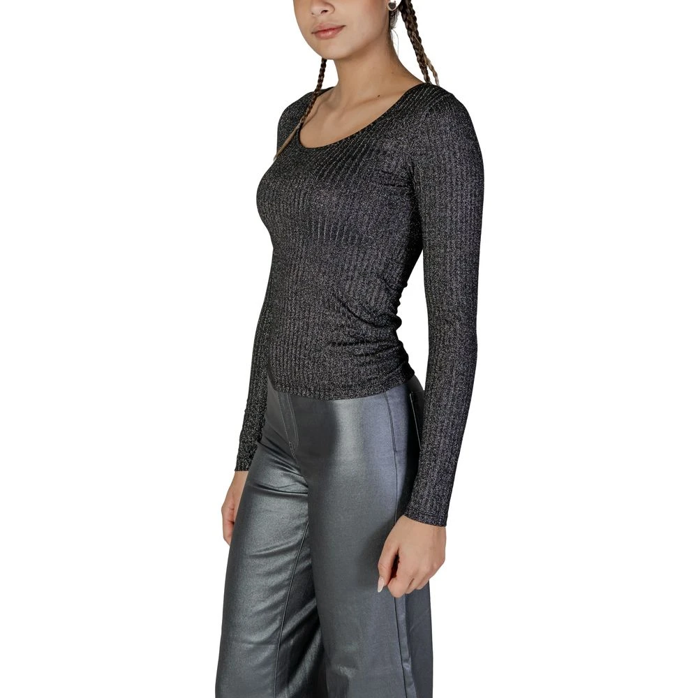 Vero Moda Zwarte longsleeve T-shirt herfst winter collectie Black Dames
