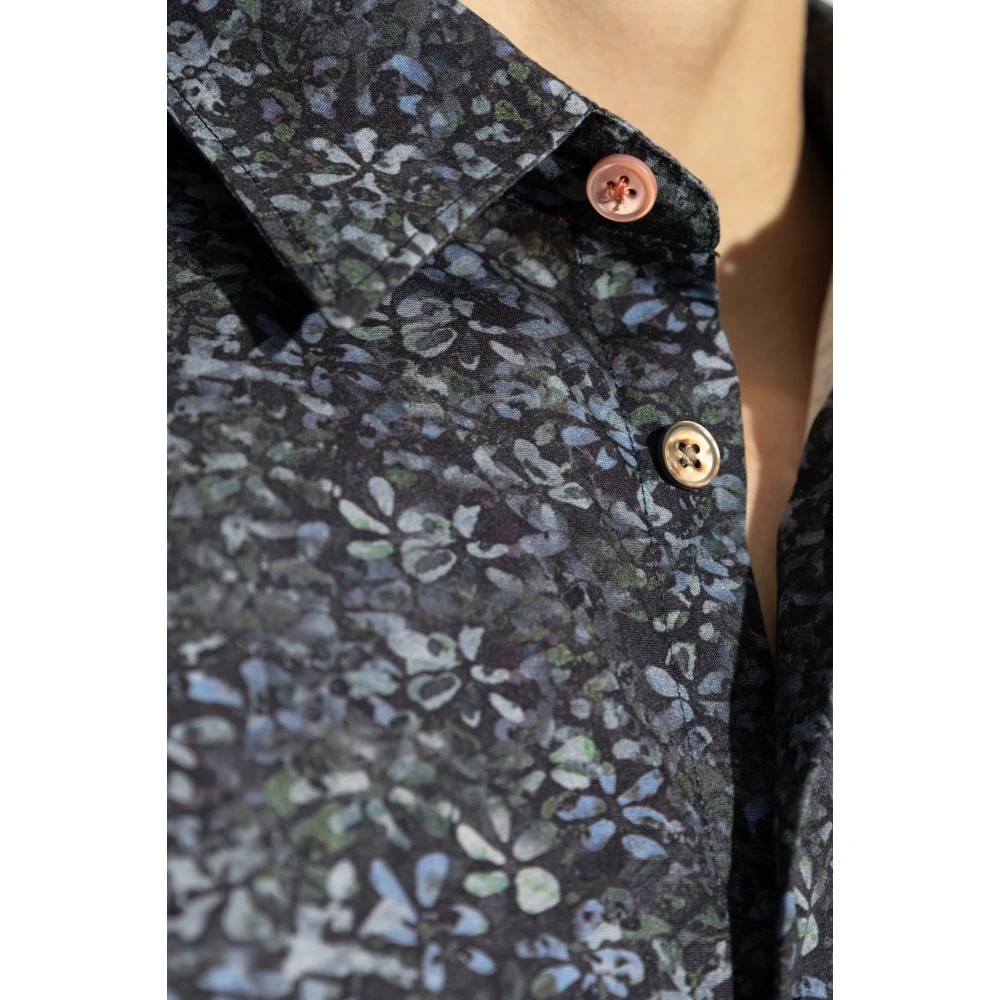 PS By Paul Smith Gestreept overhemd Blue Heren