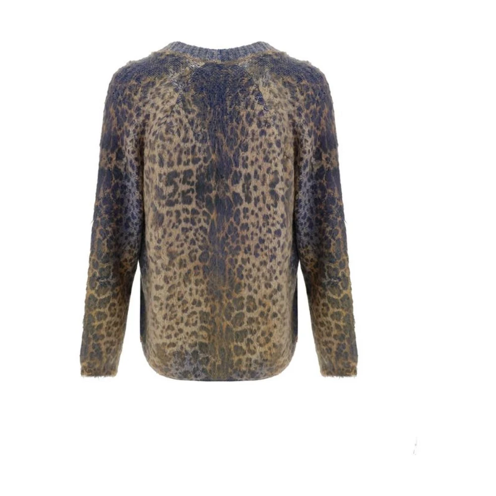 Diesel Dierenprint V-hals Vest Multicolor Heren