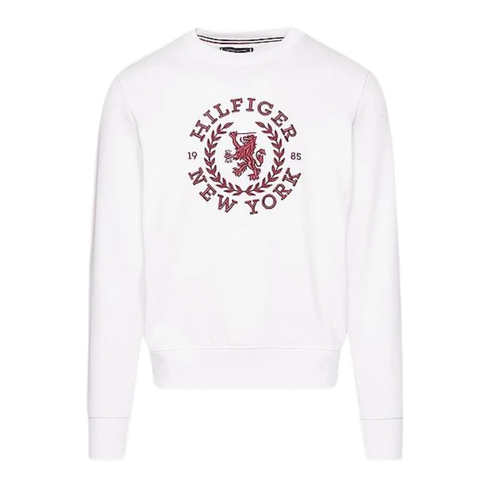 Tommy Hilfiger Heren Sweatshirt met logo White Heren