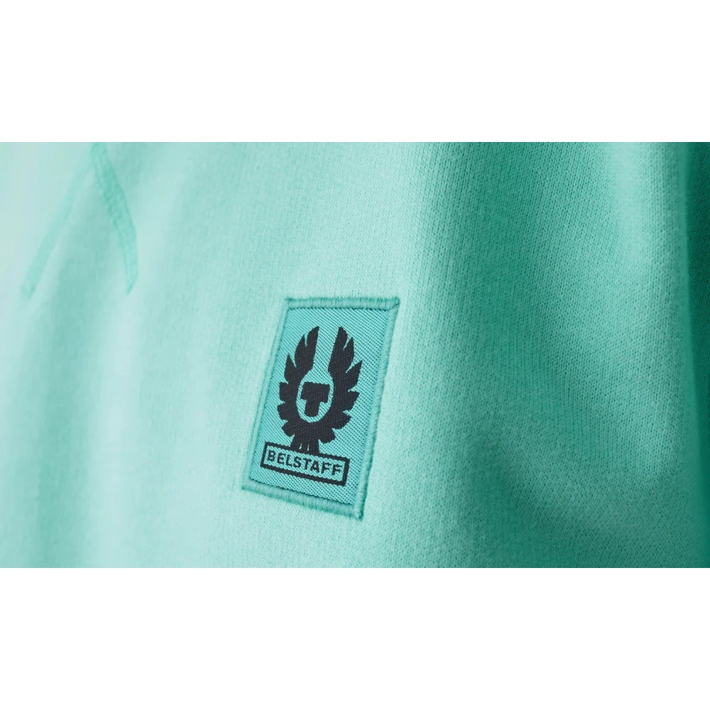 Belstaff Minimalistische Groene Sweatshirt met Feniks Embleem Green Heren