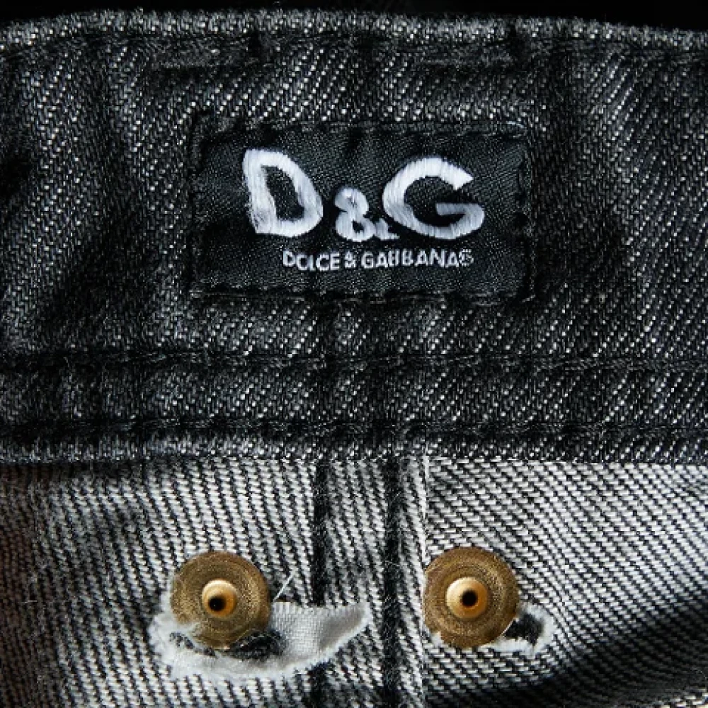 Dolce & Gabbana Pre-owned Denim jeans Black Dames