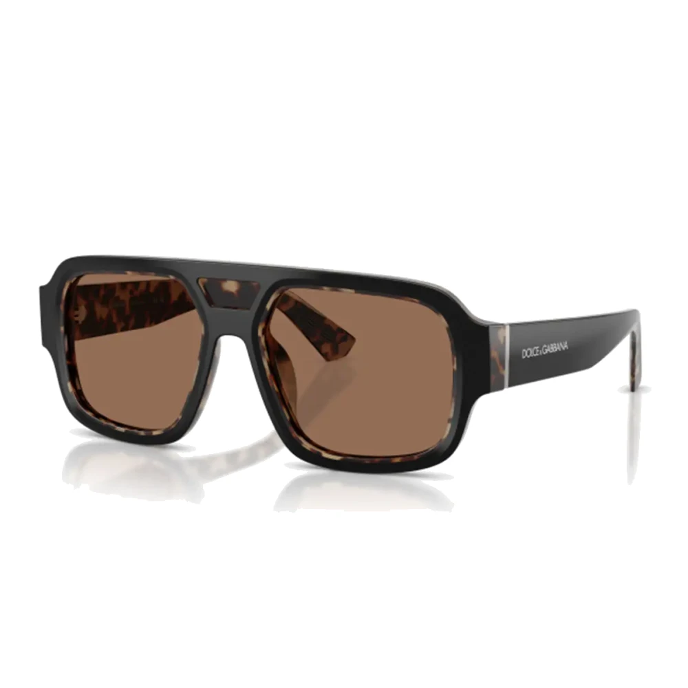 Dolce & Gabbana Unisex Brown Square Sunglasses - Sunglasses - 55 Mm - Accessories